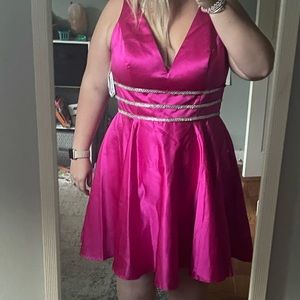 Formal pink dress